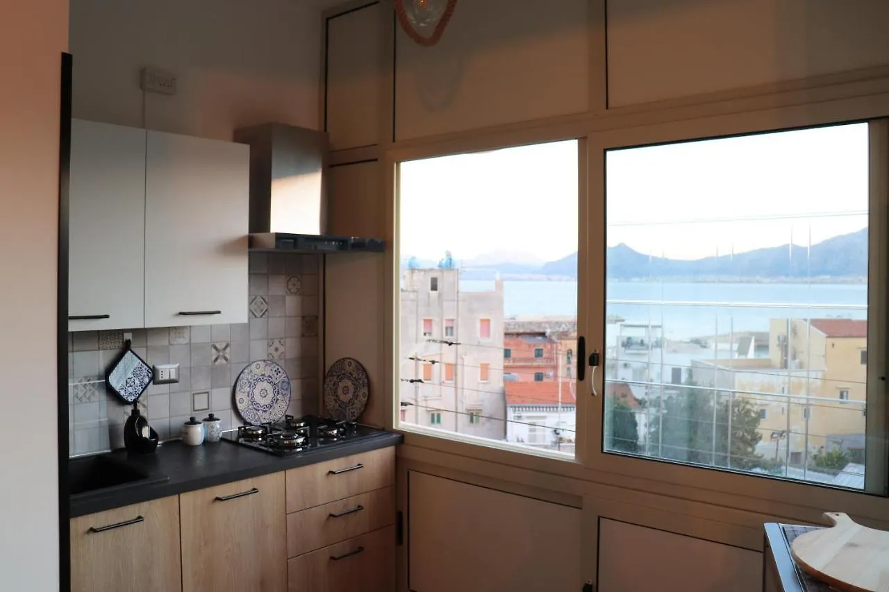 Апартаменты Casa De Paoli - Vista Mare Arenella, Palermo Con Parcheggio Privato