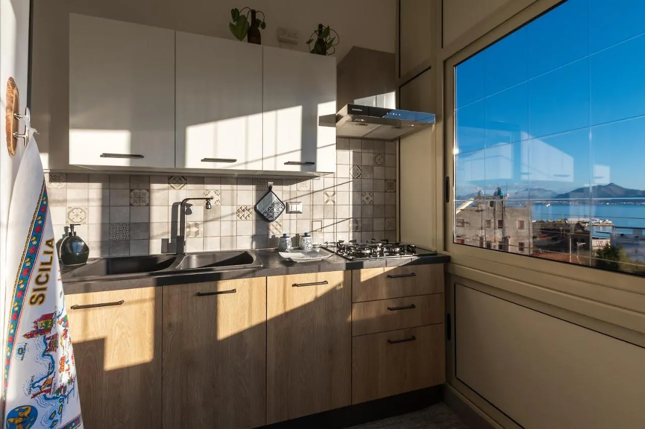 Casa De Paoli - Vista Mare Arenella, Palermo Con Parcheggio Privato Apartment 0*,